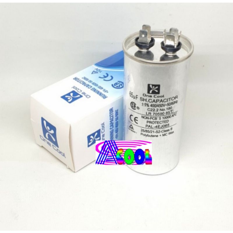 Kapasitor AC 65 uf/Capacitor AC 65 Mikro/Running Kapacitor 65 Micro