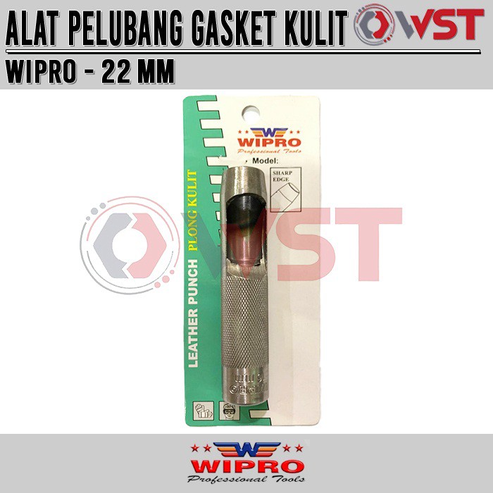 

Plong Kulit 22mm WIPRO / Alat Pembolong Gasket Kulit / Punch Leather