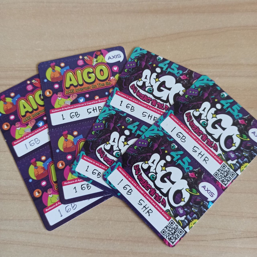 Voucher Axis Aigo 4GB 5Hari