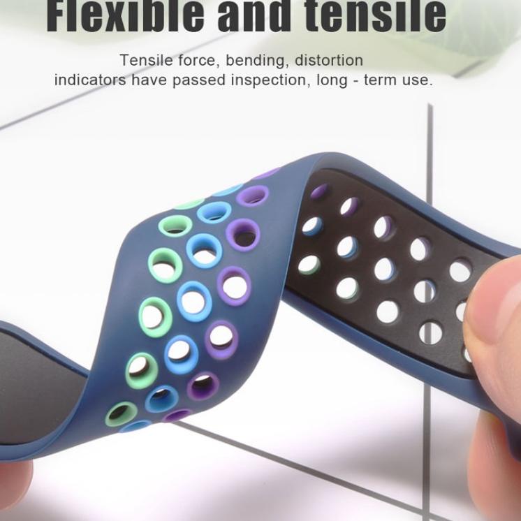 Terbaru.. New Appel Watch Nike Sports Strap Rainbow Apple Strap for iwatch Series 6 5 4 3 2 1 SE iWa