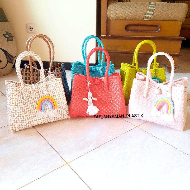 Tas Jali Pety Premium Jali Patty Acecoris Anyaman Pesta Tali Pendek