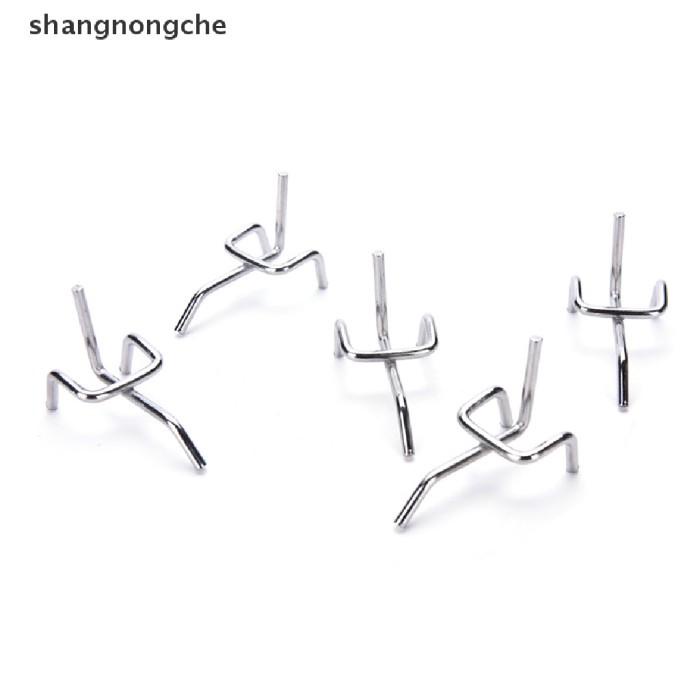 

Papan | Sh 10Pcs Kait Pegboard Bahan Metal Baja Untuk Garasi Bengkel