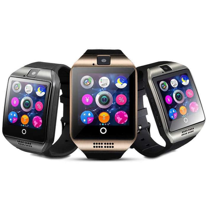 JAM TANGAN BLUETOOTH CAMERA / SMARTWATCH Q18 BLUETOOTH / SMART WATCH DZ09