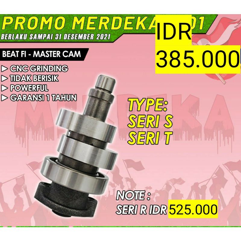 BRT MASTER CAM BEAT FI(NON ESP STATER KASAR) ORIGINAL BRT RACING