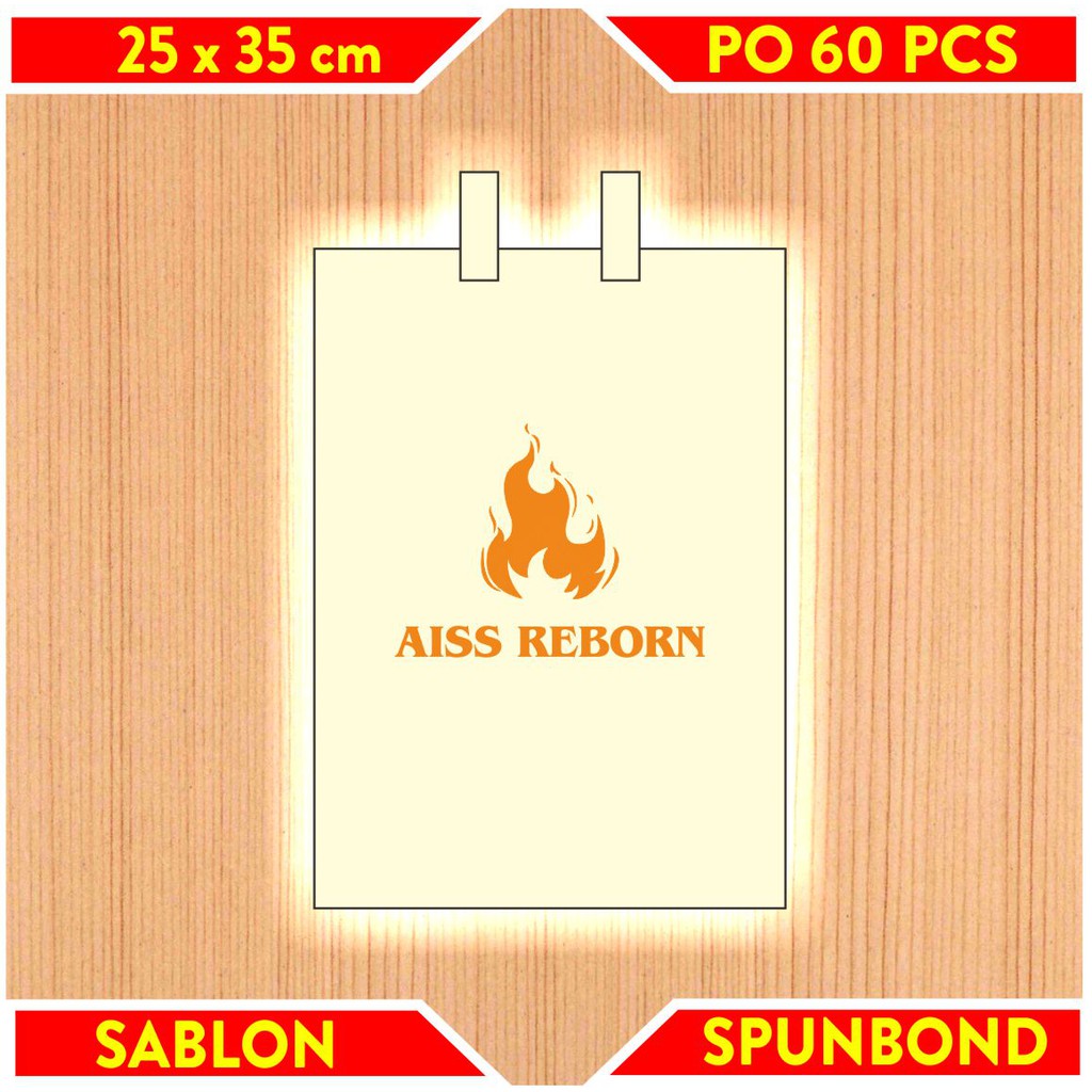 

Goodie Bag Sablon Murah Bahan Spunbond 25x35 cm