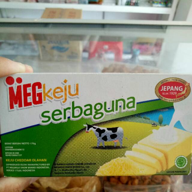 

Keju Meg Kemasan Kecil 170 gram