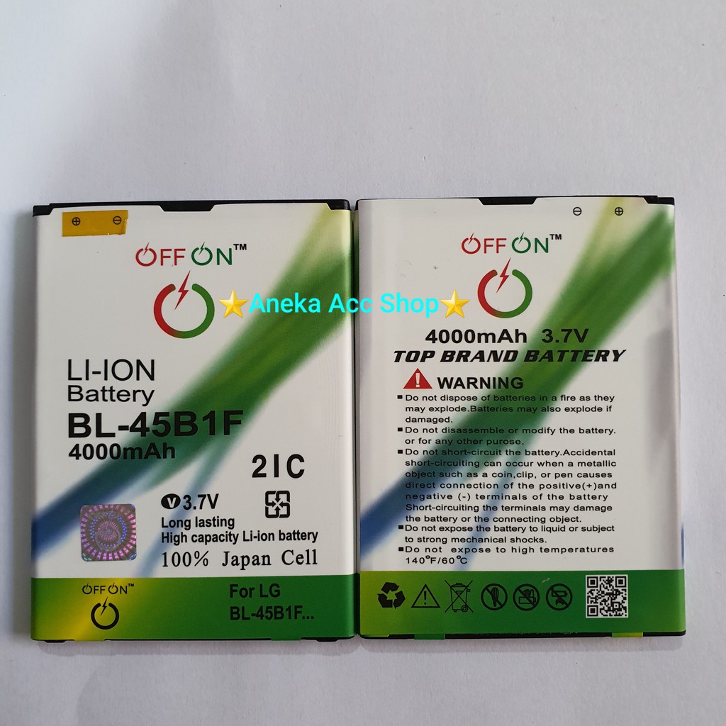 Baterai Batre  Battery  Doublepower LG Stylus 2 / LG V10 - BL-45B1F