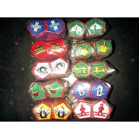 Badge TKK Wajib Penggalang (bordir)