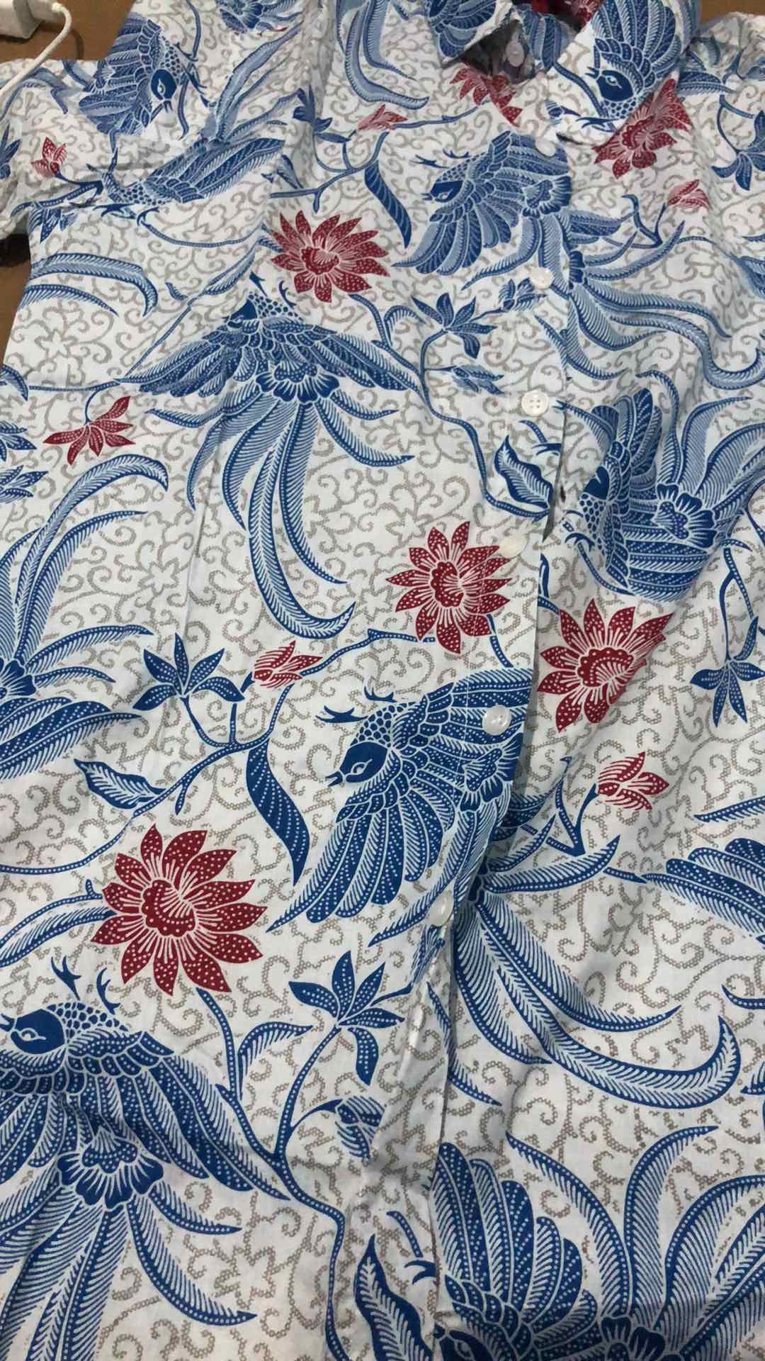 Baju Batik Pria Kemeja Batik Pria Slim Fit Lengan Pendek Cbs612