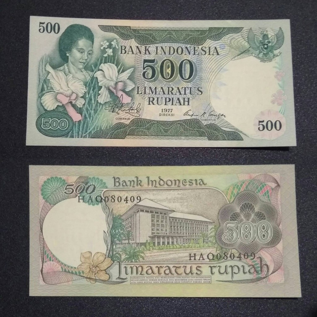 Uang Kuno 500 Rupiah Tahun 1977