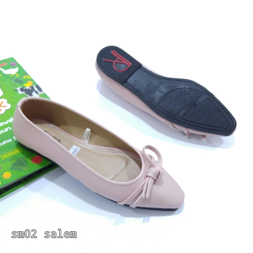 Borneo Sepatu Flat Flatshoes SM04 dan SM02 Variasi Tali by Xavyera (Dua Model Keren)