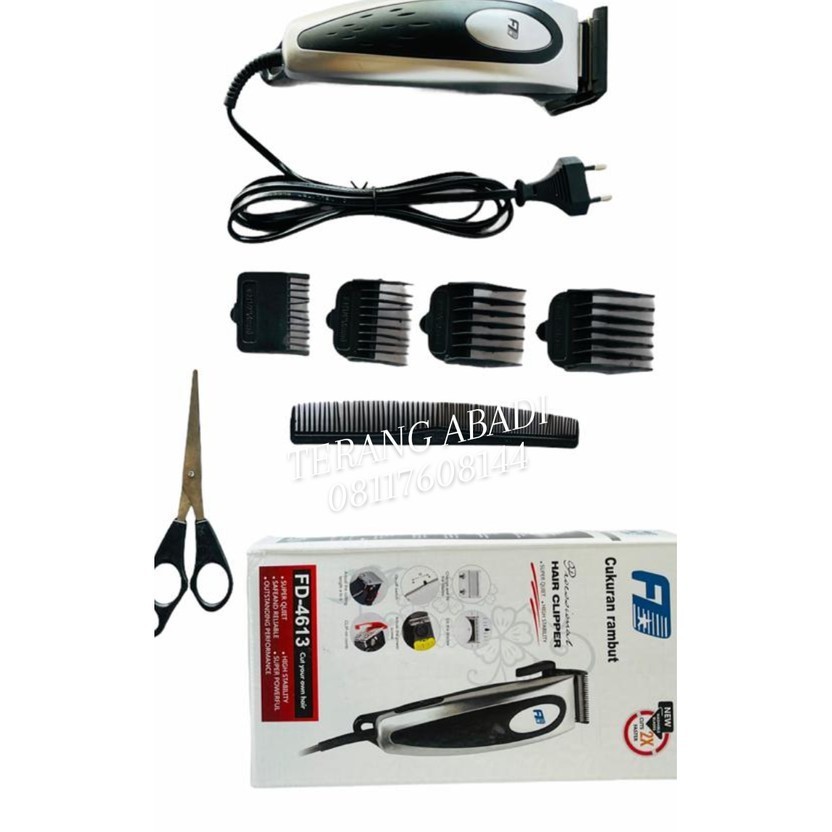 Alat Cukur Rambut Hair Clipper Fd 4613
