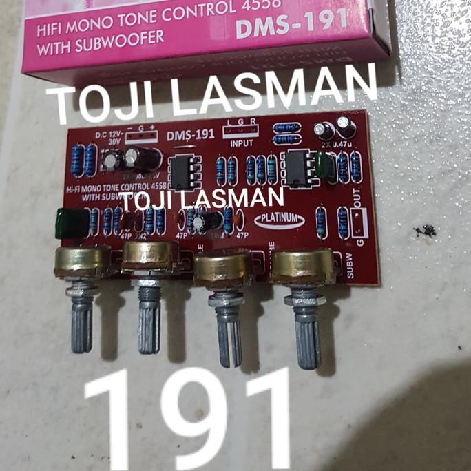 

Dms 191 Tone Kontrol Mono + Subw Subwofer Dms191 Control Bagus 4558
