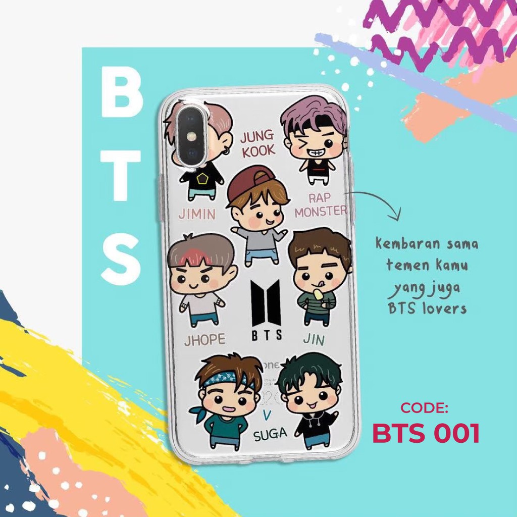 Casing Hp BTS KPOP version | Custom Case Iphone, Samsung, oppo | Code : BTS001&002