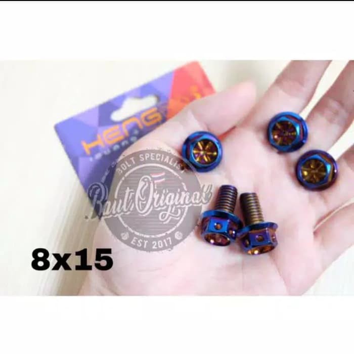 baut probolt blue flower 8x15 drat 12 panjang 1.5cm ori heng thailand