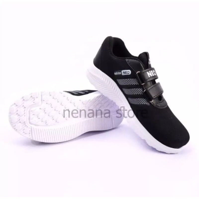 Sepatu ANAK Cowok // Sepatu ANAK Cewek // Sepatu Sekolah Sneakers IMPORT Anak Terlaris - ADIDAS NEO KIDS