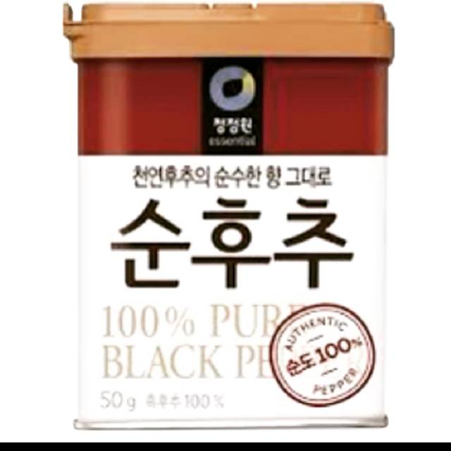 

Chung Jung Won Blackpepper K12 / Merica hitam / Lada hitam Korea 50 gr