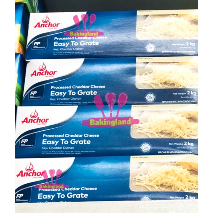 

Keju anchor Limited Unik 2kg cheddar