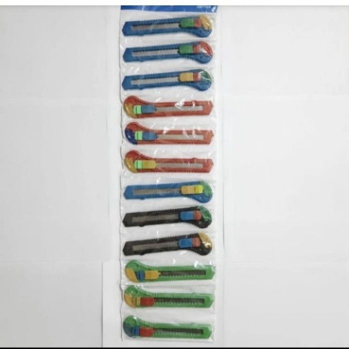 

Hemat Pisau Cutter/ Kalter Besar Murah Isi 12 Pcs Hemat