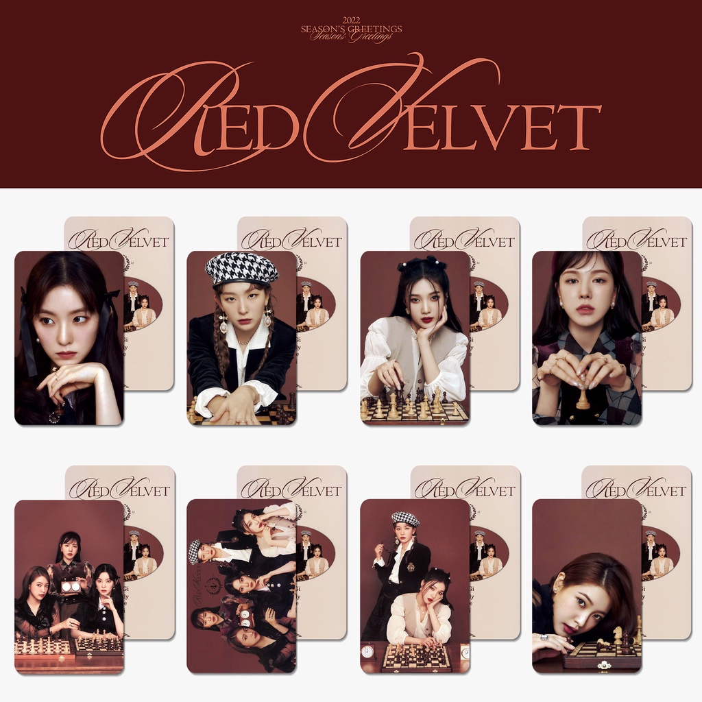 8pcs Kartu Pos Lomo Album Kpop Red Velvet