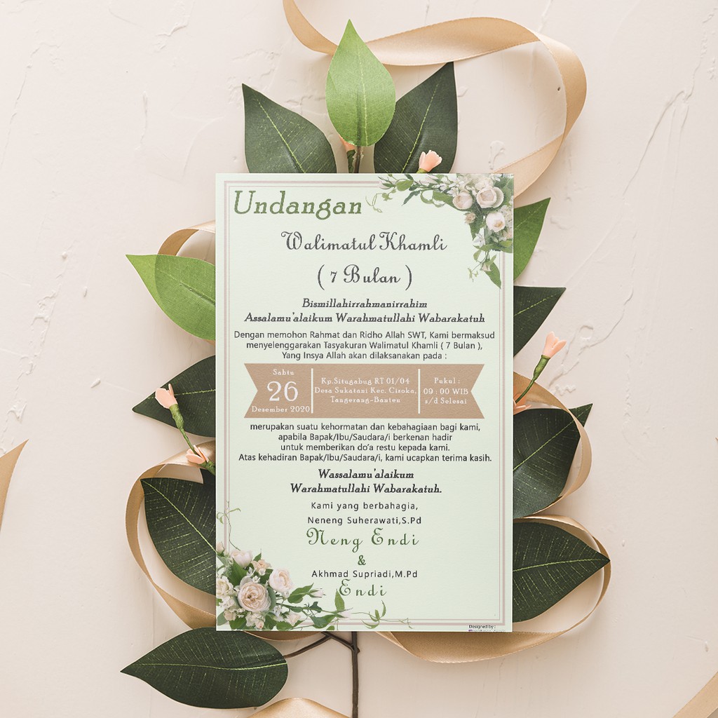 

Isi 50 dan 100 pcs undangan Khitanan / undangan kehamilan ukuran 12,5 x 19 cm