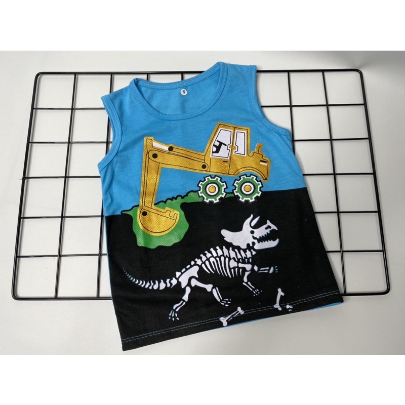 Singlet anak laki-laki (DINO BEKO) 1-10 tahun