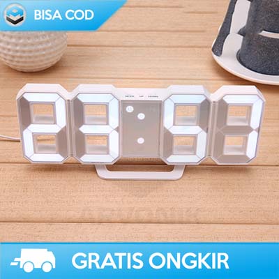 JAM MEJA KAMAR DIGITAL MODERN LED TAFFWARE TS-S60 ORI MINIMALIS MURAH