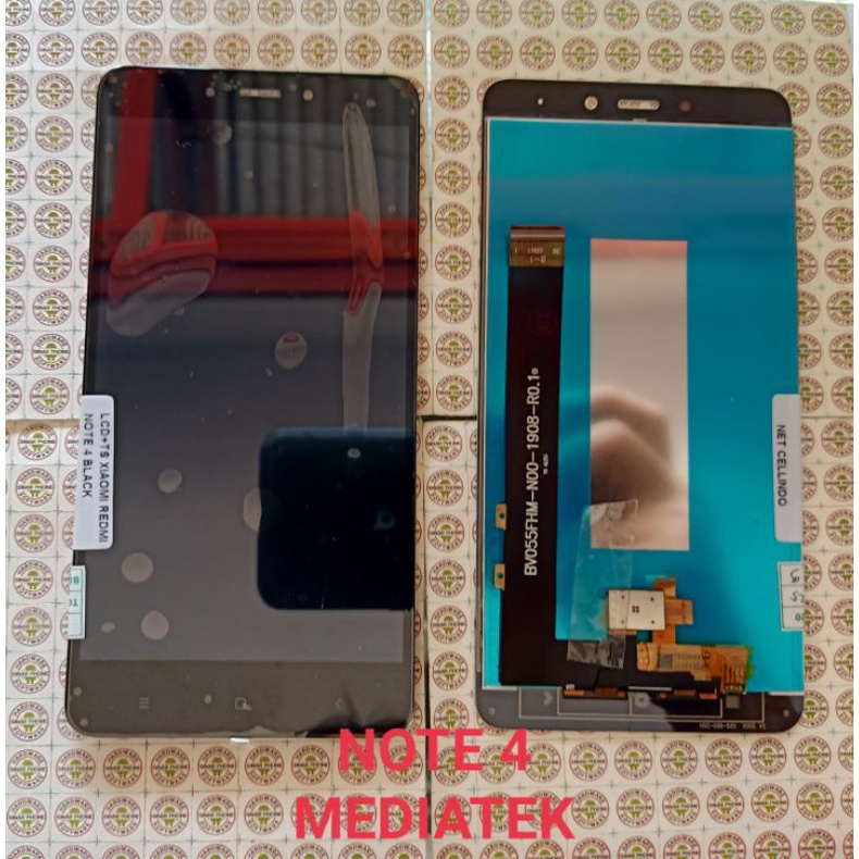 LCD+TOUCHSCRENE XIAOMI REDMI NOTE 4 MEDIATEK