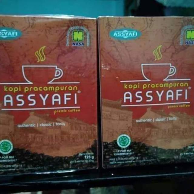 

Kopi Assyafi Nasa /Kopi Pracampuran Nasa /Kopi Sehat Nasa / Agen Nasa Jakarta