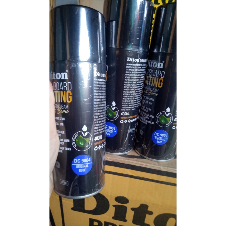 diton premium dashboard coating original blue 9804 dasbor coating biru dc 9804 400ml 400cc