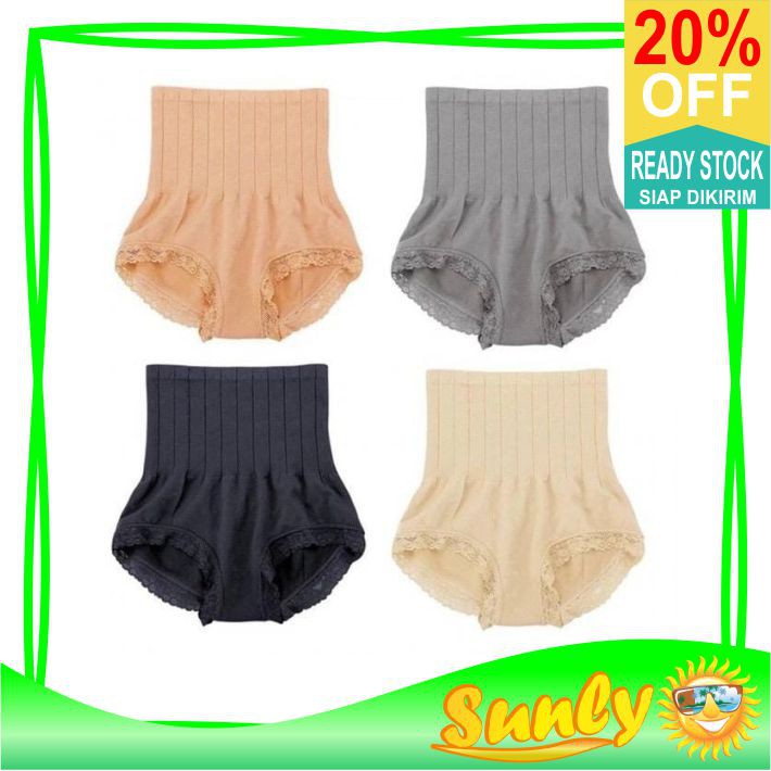 ☀ Sunly ☀ A027 Korset Slimming Pants Celana Dalam Wanita CD Pengecil Perut Langsing Murah Import