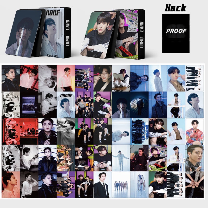 55pcs / Set Kartu Lomo Foto Kpop BTS Album Proof