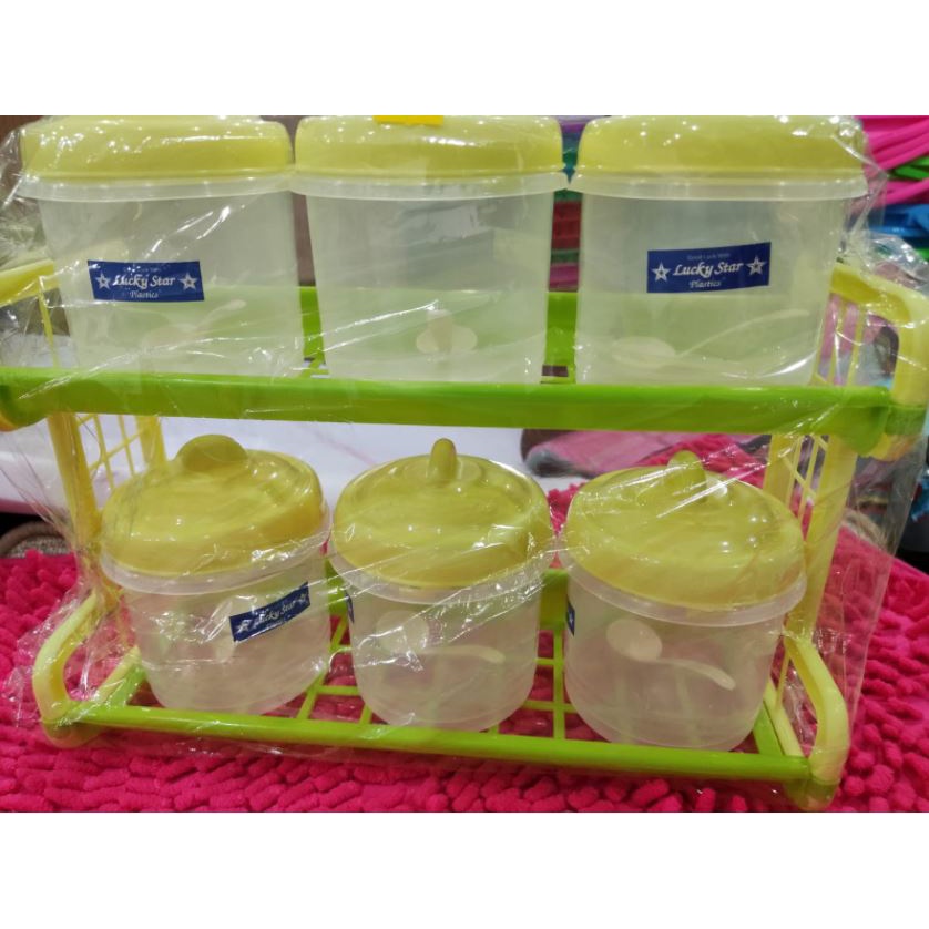 KITCHEN SET / WADAH BUMBU DAPUR SUMMY (LUCKY STAR)