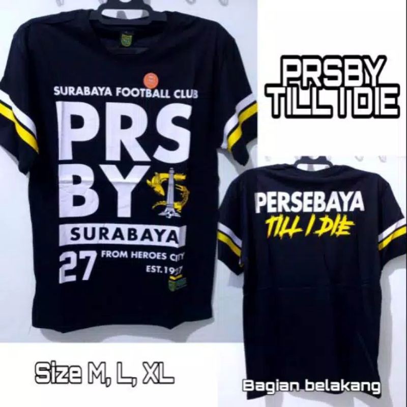 KAOS TSHIRT PERSEBAYA WANI 1927 BONEK MURAH