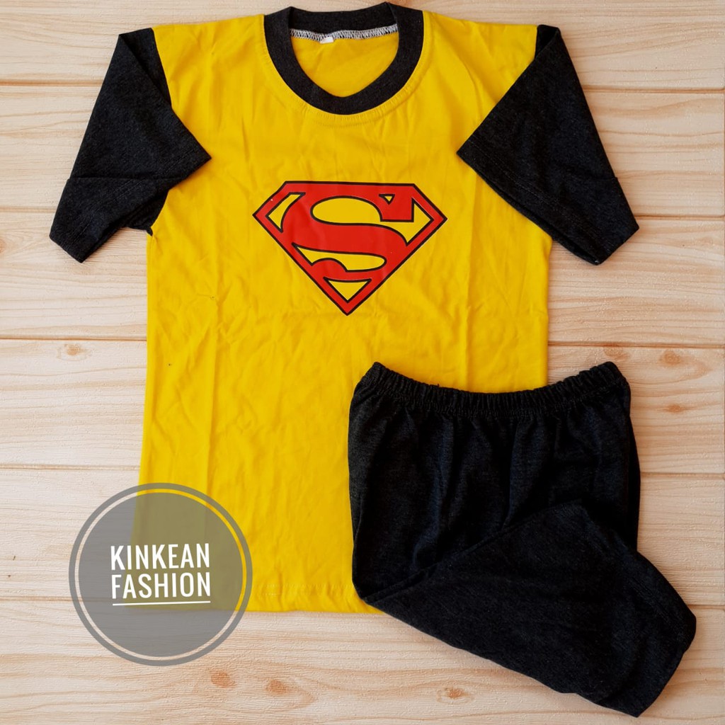 Setelan Kaos Anak / Baju Anak  size XL 7-8 tahun