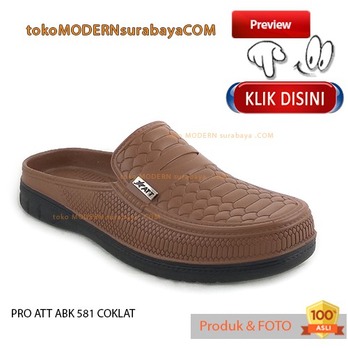 PRO ATT ABK 581 Sepatu Pria Karet Casual Slip On