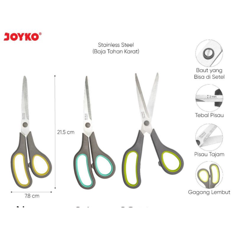 

1 Pc Gunting Joyko SC-19