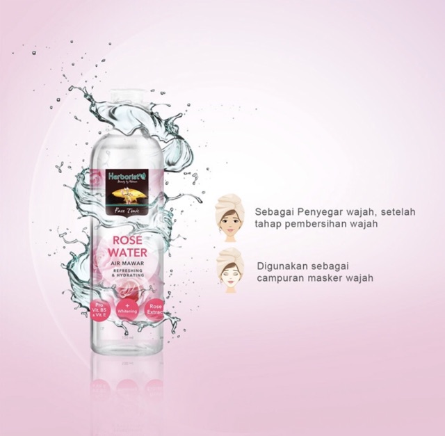 Herborist Rose Water Air Mawar Indonesia