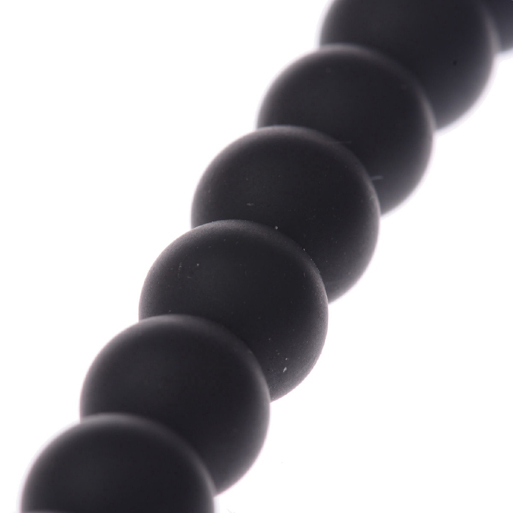 Matte Black Beads Loose Glass Stone Beads Dull Polish Onyx 4/6/810Mm