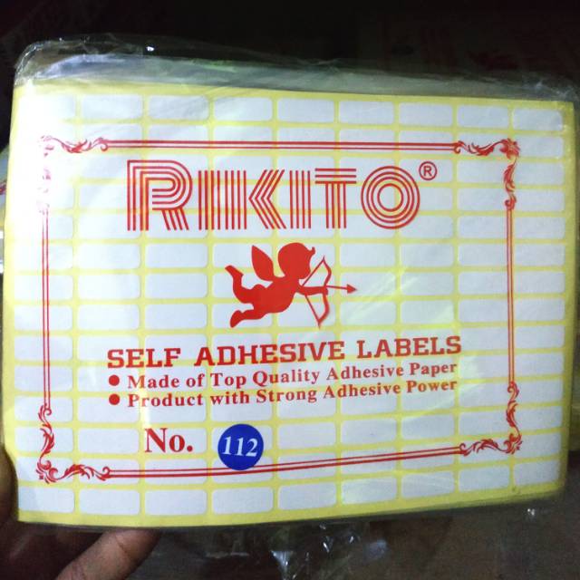 

Label harga 1pak isi 25