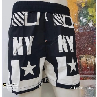 Celana pendek boxer laki laki bahan premium