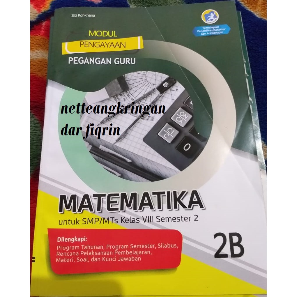 Buku Pegangan Guru Smp K13 Matematika Semester 2 Kelas 7 8 9 Revisi 2018 Shopee Indonesia