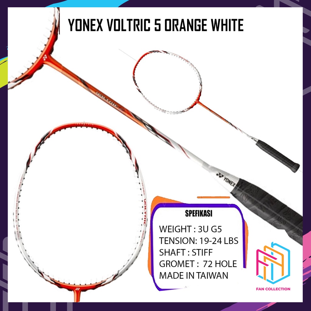 YONEX VOLTRIC 5 RAKET BADMINTON ORIGINAL