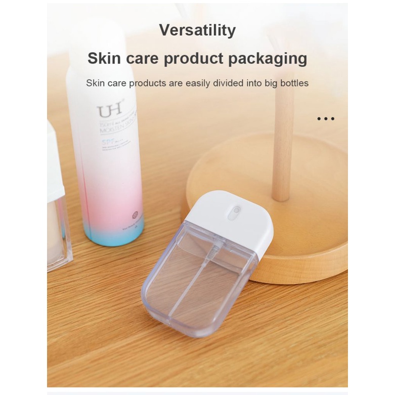 Travel portable high pressure press spray bottle fine mist perfume spray bottle alcohol disinfectant sub-bottling OW