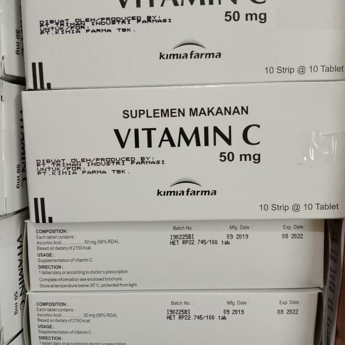 Vitamin C 50 Mg *