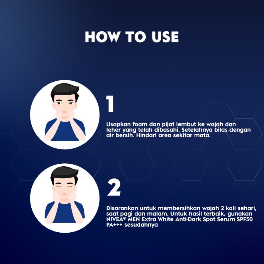 NIVEA MEN Acne Defense Foam 100ml / 100 ml - Pembersih Wajah Pria Berjerawat