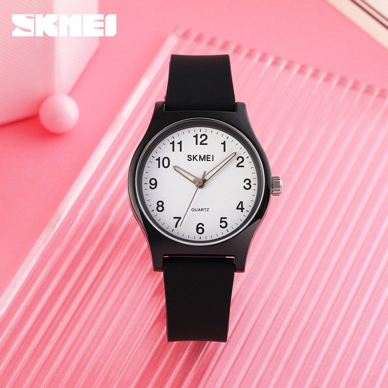 SKMEI 1760 Jam Tangan Wanita Analog Tali Silicone Transparan WATCHKITE WKOS