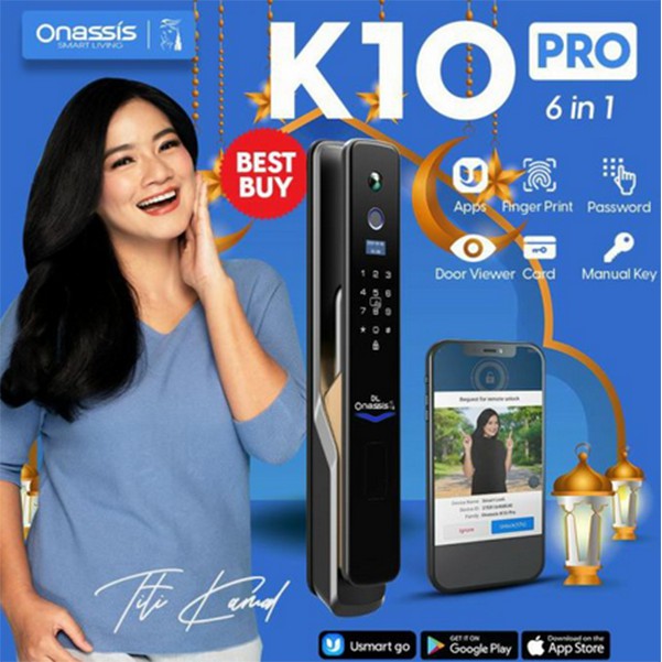 Kunci Pintu Digital Onassis K10 Pro