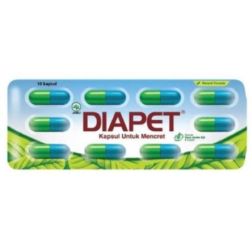 Diapet Kapsul Diare (1strip =10kapsul)