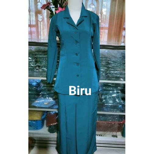 Seragam PKK Nasional-Stelan Panjang Biru